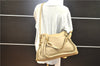 Authentic Chloe Paraty Large Vintage 2Way Shoulder Tote Bag Leather Beige 4718F