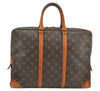 Authentic Louis Vuitton Monogram Porte Documents Voyage M53361 Briefcase 4719I