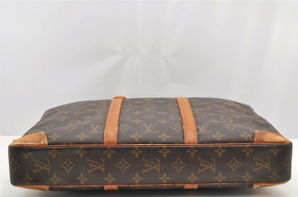 Authentic Louis Vuitton Monogram Porte Documents Voyage M53361 Briefcase 4719I