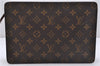 Authentic Louis Vuitton Monogram Pochette Homme Clutch Hand Bag M51795 LV 4720D