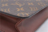 Authentic Louis Vuitton Monogram Pochette Homme Clutch Hand Bag M51795 LV 4720D