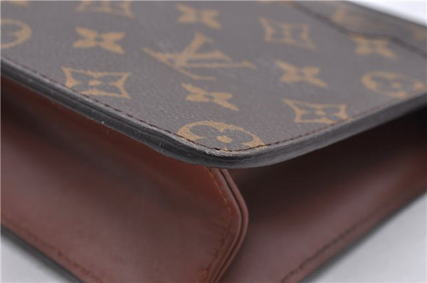 Authentic Louis Vuitton Monogram Pochette Homme Clutch Hand Bag M51795 LV 4720D