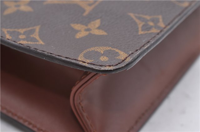 Authentic Louis Vuitton Monogram Pochette Homme Clutch Hand Bag M51795 LV 4720D