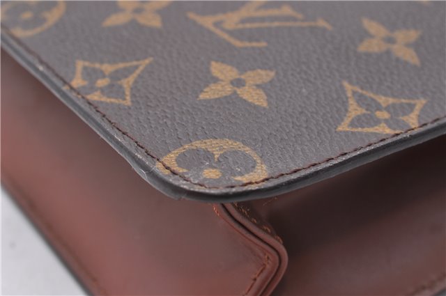 Authentic Louis Vuitton Monogram Pochette Homme Clutch Hand Bag M51795 LV 4720D