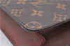 Authentic Louis Vuitton Monogram Pochette Homme Clutch Hand Bag M51795 LV 4720D