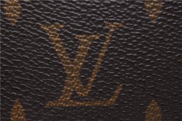 Authentic Louis Vuitton Monogram Pochette Homme Clutch Hand Bag M51795 LV 4720D