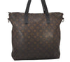 Authentic Louis Vuitton Monogram Macassar Davis 2Way Tote Bag M56708 LV 4720I