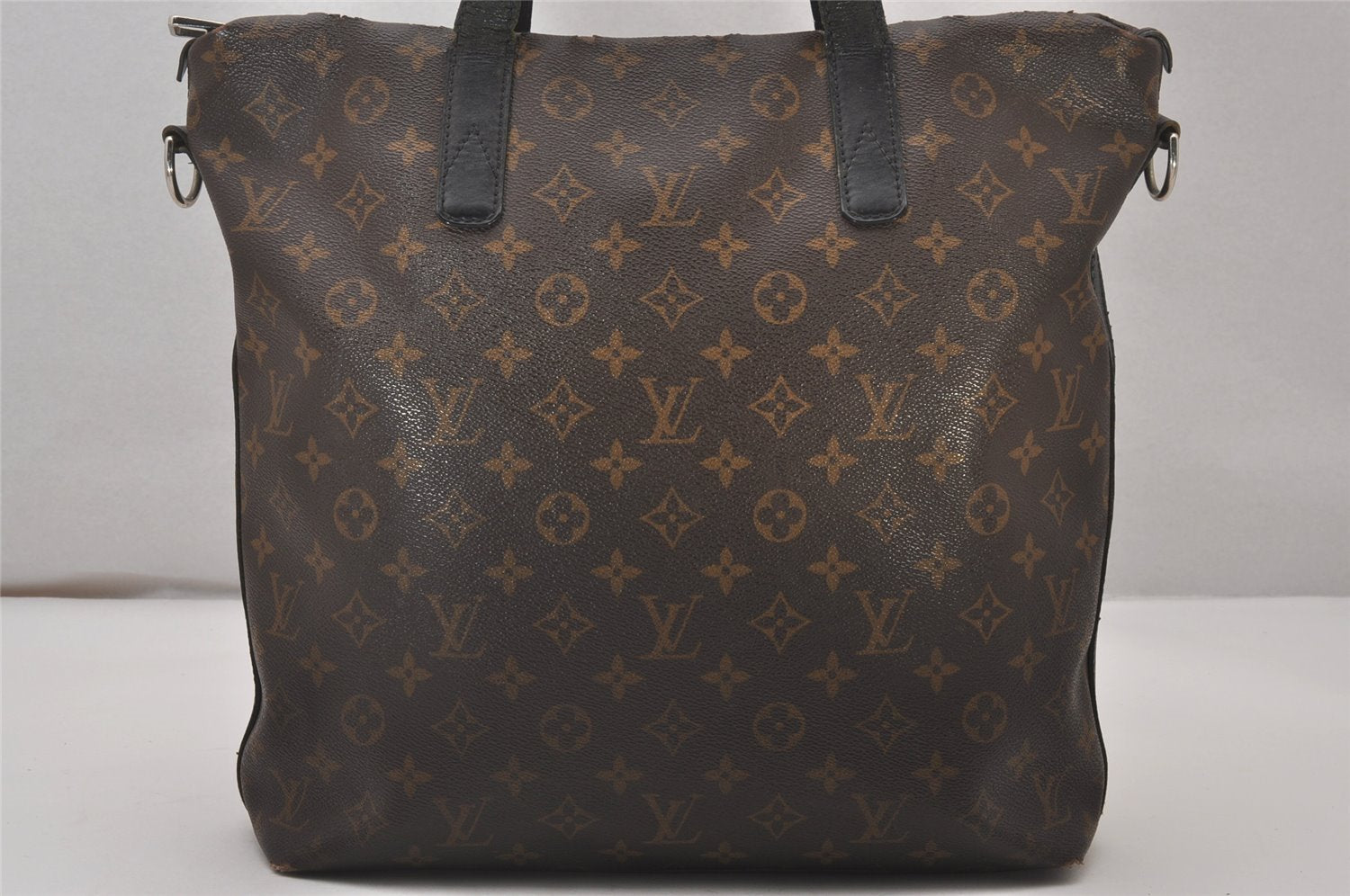 Authentic Louis Vuitton Monogram Macassar Davis 2Way Tote Bag M56708 LV 4720I