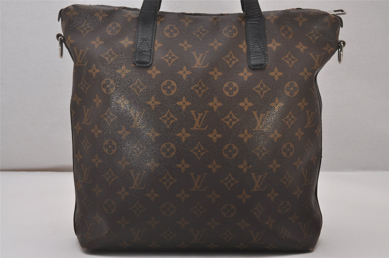 Authentic Louis Vuitton Monogram Macassar Davis 2Way Tote Bag M56708 LV 4720I