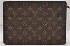 Authentic Louis Vuitton Monogram Pochette Homme Clutch Hand Bag M51795 LV 4721D