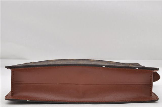 Authentic Louis Vuitton Monogram Pochette Homme Clutch Hand Bag M51795 LV 4721D