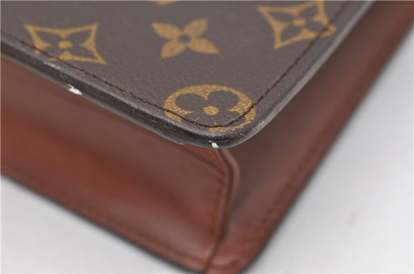 Authentic Louis Vuitton Monogram Pochette Homme Clutch Hand Bag M51795 LV 4721D