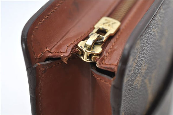 Authentic Louis Vuitton Monogram Pochette Homme Clutch Hand Bag M51795 LV 4721D