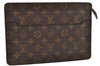 Authentic Louis Vuitton Monogram Pochette Homme Clutch Hand Bag M51795 LV 4722D