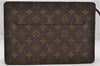 Authentic Louis Vuitton Monogram Pochette Homme Clutch Hand Bag M51795 LV 4722D