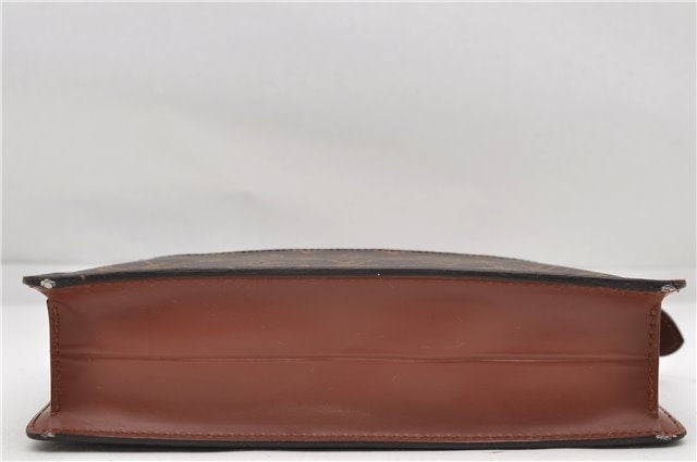 Authentic Louis Vuitton Monogram Pochette Homme Clutch Hand Bag M51795 LV 4722D