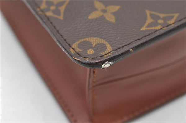 Authentic Louis Vuitton Monogram Pochette Homme Clutch Hand Bag M51795 LV 4722D