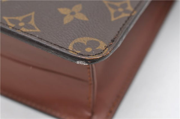 Authentic Louis Vuitton Monogram Pochette Homme Clutch Hand Bag M51795 LV 4722D