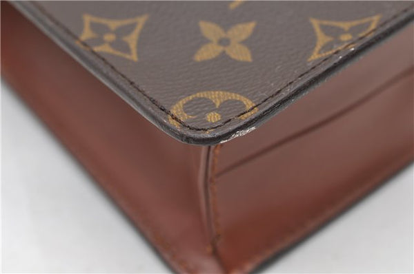 Authentic Louis Vuitton Monogram Pochette Homme Clutch Hand Bag M51795 LV 4722D