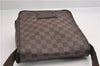Authentic Louis Vuitton Damier Brooklyn PM Shoulder Cross Bag N51210 LV 4722F