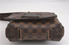 Authentic Louis Vuitton Damier Brooklyn PM Shoulder Cross Bag N51210 LV 4722F