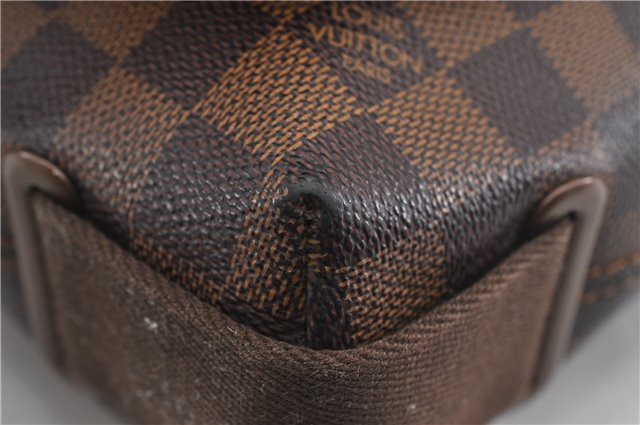 Authentic Louis Vuitton Damier Brooklyn PM Shoulder Cross Bag N51210 LV 4722F