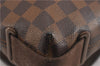 Authentic Louis Vuitton Damier Brooklyn PM Shoulder Cross Bag N51210 LV 4722F