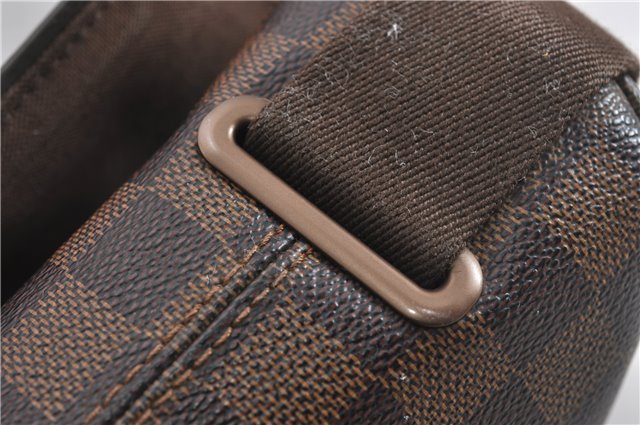 Authentic Louis Vuitton Damier Brooklyn PM Shoulder Cross Bag N51210 LV 4722F