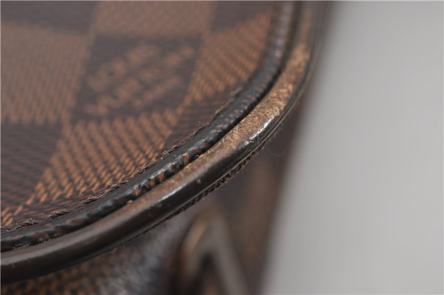 Authentic Louis Vuitton Damier Brooklyn PM Shoulder Cross Bag N51210 LV 4722F