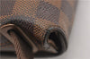Authentic Louis Vuitton Damier Brooklyn PM Shoulder Cross Bag N51210 LV 4722F