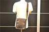 Authentic Louis Vuitton Damier Brooklyn PM Shoulder Cross Bag N51210 LV 4722F
