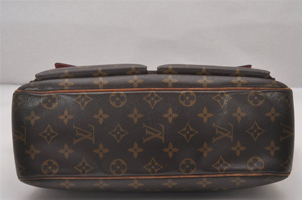 Authentic Louis Vuitton Monogram Viva Cite GM Shoulder Bag M51163 LV 4722I