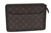 Authentic Louis Vuitton Monogram Pochette Homme Clutch Hand Bag M51795 LV 4723D