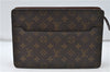 Authentic Louis Vuitton Monogram Pochette Homme Clutch Hand Bag M51795 LV 4723D