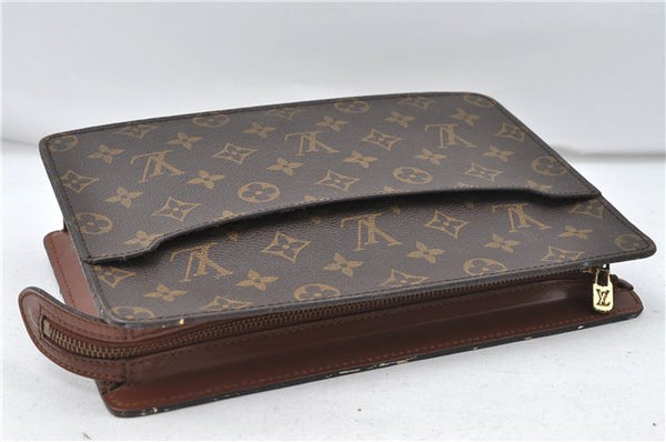 Authentic Louis Vuitton Monogram Pochette Homme Clutch Hand Bag M51795 LV 4723D
