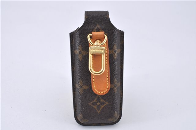 Authentic Louis Vuitton Monogram Etui TelePhone Japon Phone Case M63050 LV 4723F