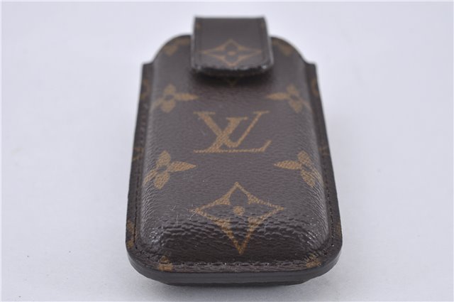 Authentic Louis Vuitton Monogram Etui TelePhone Japon Phone Case M63050 LV 4723F