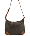 Authentic Louis Vuitton Monogram Boulogne 30 Shoulder Cross Bag Old Model 4723I