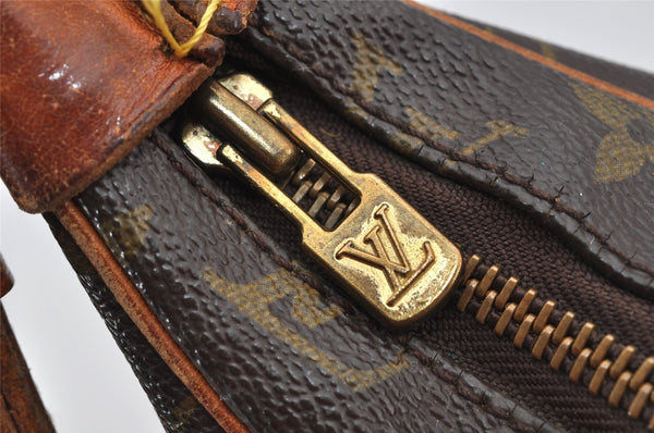 Authentic Louis Vuitton Monogram Boulogne 30 Shoulder Cross Bag Old Model 4723I