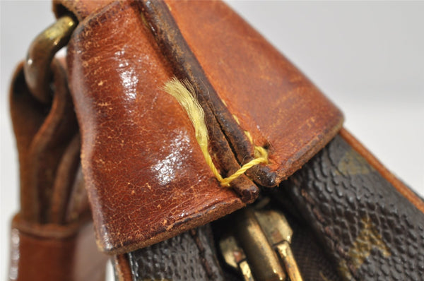 Authentic Louis Vuitton Monogram Boulogne 30 Shoulder Cross Bag Old Model 4723I