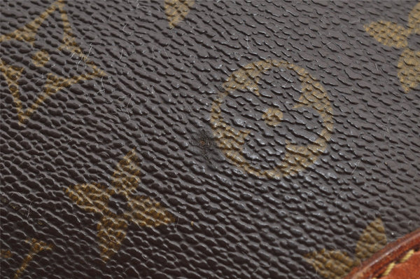 Authentic Louis Vuitton Monogram Boulogne 30 Shoulder Cross Bag Old Model 4723I