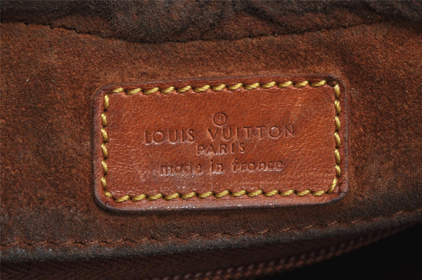 Authentic Louis Vuitton Monogram Boulogne 30 Shoulder Cross Bag Old Model 4723I