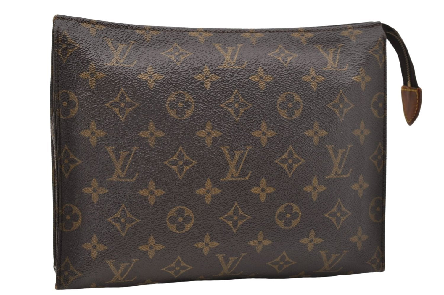 Auth Louis Vuitton Monogram Poche Toilette 26 Cosmetics Pouch M47542 LV 4724D
