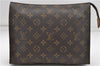 Auth Louis Vuitton Monogram Poche Toilette 26 Cosmetics Pouch M47542 LV 4724D