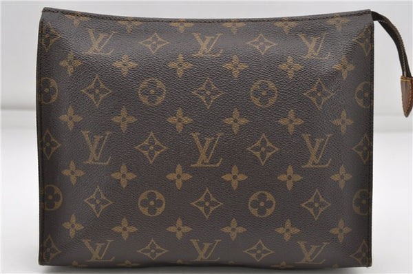 Auth Louis Vuitton Monogram Poche Toilette 26 Cosmetics Pouch M47542 LV 4724D