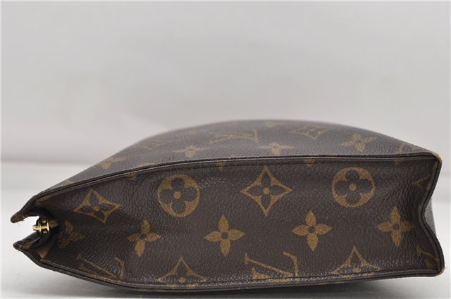 Auth Louis Vuitton Monogram Poche Toilette 26 Cosmetics Pouch M47542 LV 4724D