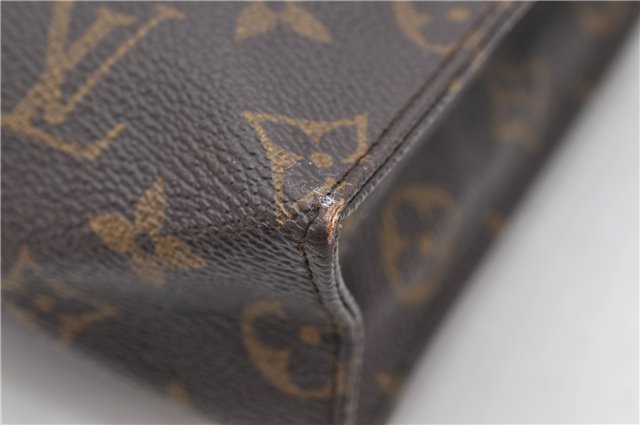 Auth Louis Vuitton Monogram Poche Toilette 26 Cosmetics Pouch M47542 LV 4724D