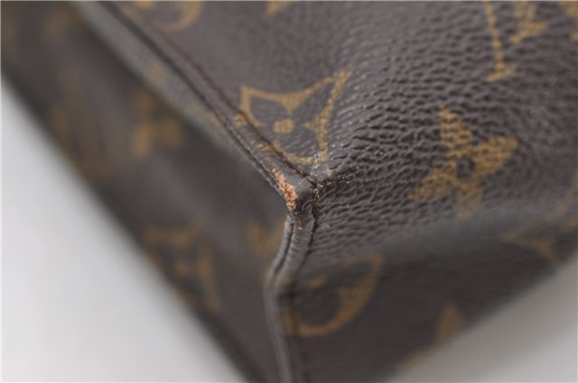 Auth Louis Vuitton Monogram Poche Toilette 26 Cosmetics Pouch M47542 LV 4724D