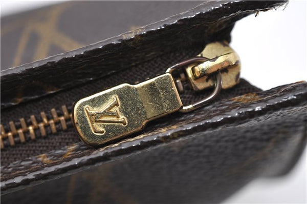 Auth Louis Vuitton Monogram Poche Toilette 26 Cosmetics Pouch M47542 LV 4724D