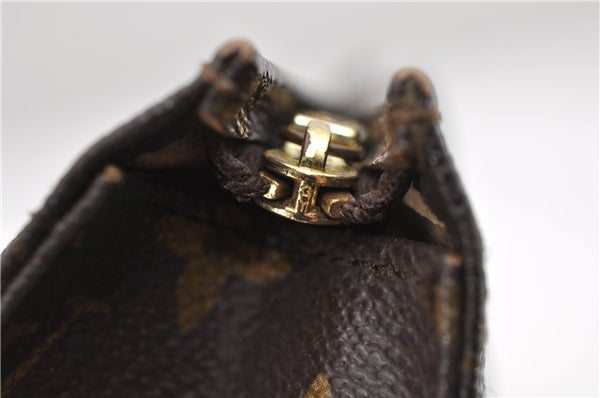 Auth Louis Vuitton Monogram Poche Toilette 26 Cosmetics Pouch M47542 LV 4724D